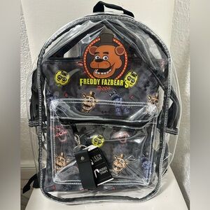 Five Nights At Freddy's Clear Backpack FNAF
